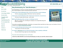 Tablet Screenshot of easybookkeeping.com